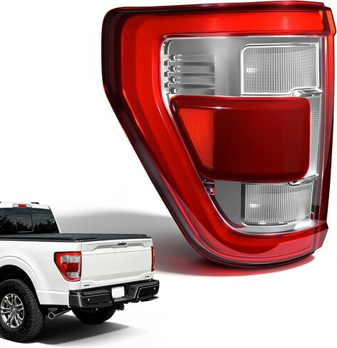 LED Tail Lights Compatible with 2018 2019 2020 Ford F150 with BlindSpot Left Driver Side Rear Light Tail Lamps Assembly Waterproof Replacement KL3Z13405B in Saudi Arabia