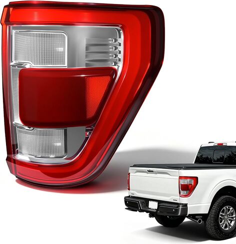 LED Tail Lights Compatible with 2018 2019 2020 Ford F150 with BlindSpot Left Driver Side Rear Light Tail Lamps Assembly Waterproof Replacement KL3Z13405B in Saudi Arabia