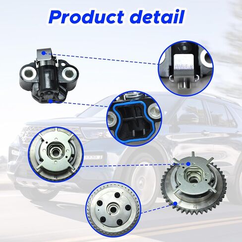 متوافق مع مجموعة إصلاح Ford Phaser لمحرك 5.4 لتر 3 فولت - مجموعة مكونة من 23 قطعة تتضمن ملفات لولبية VCT وحشيات غطاء الصمام، تحل محل 4L3Z-6306-A in Kuwait