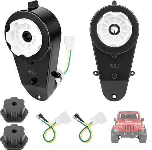 2PCS 24V RS555 40000RPM Gearbox Motor, High Speed Power Wheels Upgrade Kit, Motor Drive Engine for Kids Ride on Car, 12V/18V/24V High Torque Electric Motor Conversion Replacement (24V40000RPM) in Saudi Arabia