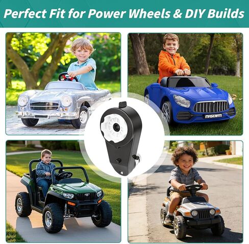 2PCS 24V RS555 40000RPM Gearbox Motor, High Speed Power Wheels Upgrade Kit, Motor Drive Engine for Kids Ride on Car, 12V/18V/24V High Torque Electric Motor Conversion Replacement (24V40000RPM) in Saudi Arabia