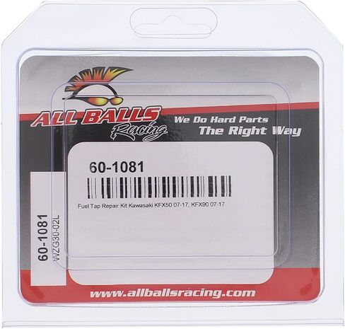 All Balls Racing 60-1081 Fuel Tap Repair Kit Compatible With/Replacement For Kawasaki KFX 50 2007-2009, 2013-2017, KFX 90 2007-2017 in Saudi Arabia