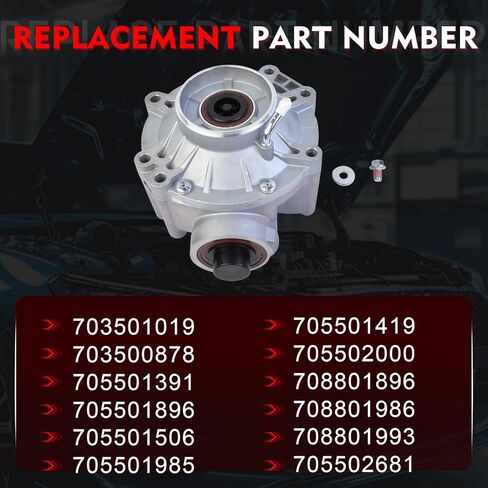 Rear Differential Assembly for Can-Am Outlander Defender Renegade 450 570 850 1000R, 4x4 ATV UTV Rear Diff, Replaces 703500878 705501391 703501019 in Saudi Arabia