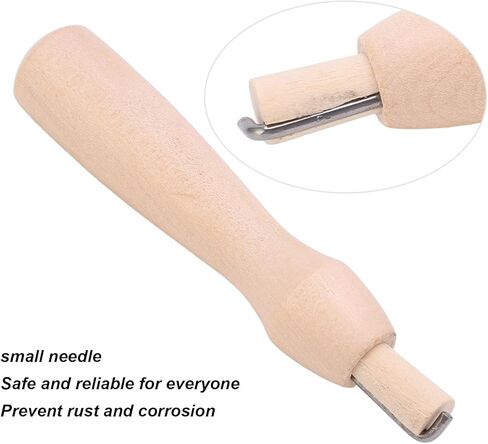 5 PCS Needle Felting Tools, Multipurpose Needle Felting Kit Wooden Handle Sewing Supplies for DIY Wool Projects in Kuwait