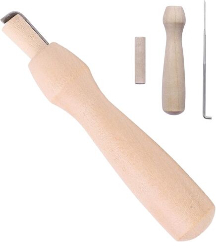 5 PCS Needle Felting Tools, Multipurpose Needle Felting Kit Wooden Handle Sewing Supplies for DIY Wool Projects in Kuwait