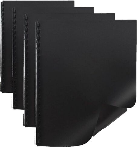 GBC Solids Standard Presentation Covers, Non-Window, Square Corners, Black, 50 Pieces Per Box (2514493) in Saudi Arabia