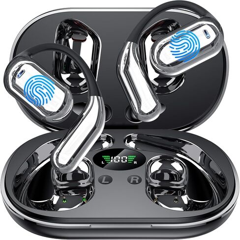 Hsility Translation Earbuds Real Time for iPhone and Android 168 Languages Translator Headphones for Travel Business Learning with Charging Case in Saudi Arabia