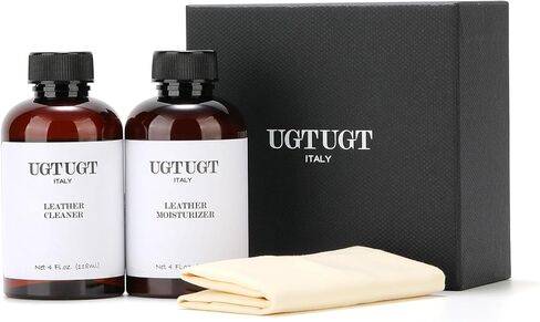 All in one Leather Cleaning Kit,Leather Cleaner and Leather Conditioner,Leather Care kit for Bag,Car seat,Restore Shine,Softens,Removes Stains,Leather Purse Cleaner,Leather Luster in Saudi Arabia