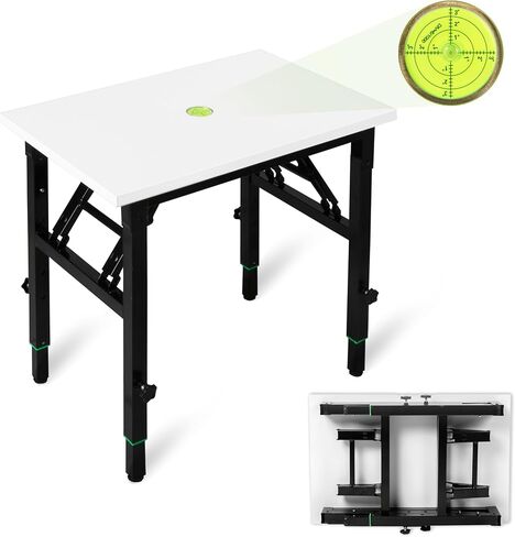 Crutello Resin Leveling Table 24x16 in. Folding Craft Table with Foldable Legs, Epoxy Resin Supplies & Accessories for Art Mold Projects, Crafting & Hobby in Kuwait