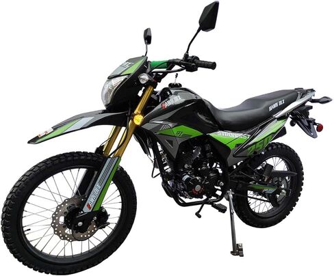 HHH Hawk DLX 250 EFI Fuel Injection 250cc Endure Dirt Bike, Street Motorcycle, 5 Speed Bike Hawk Deluxe Street Bike (Blue) - Extra Large in Saudi Arabia