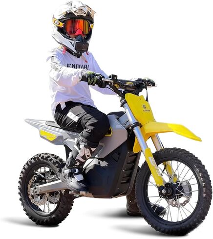 CUNFON M200 Electric Dirt Bike for Teens Adults,3000W Mid-Drive Motor,34MPH Speed,43.5Miles,200NM Torque,Electric Motorcycle with Dual Hydraulic Oil Brakes/Full Suspension,Off-Road Ebike in Saudi Arabia