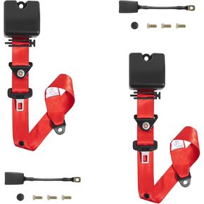 2 Pack 3 Pt Adjustable Retractable Straps Pads Universal Replacement Set for Go Kart, Golf Cart, UTV, VR, Pickup, Truck Modification Seatbelt Protective Covers Kit in Saudi Arabia