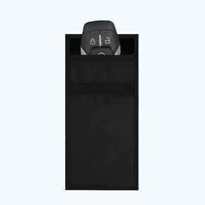Faraday Bags for Car Keys, RFID Shielding Signal Blocker Pouch, Key Fob Protector, Anti-Theft EMF Protection for Car Key, GPS (Black) in Saudi Arabia