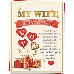 Husband Birthday Card, Romantic Husband Birthday Gifts Decorations for Him Men from Wife in Saudi Arabia