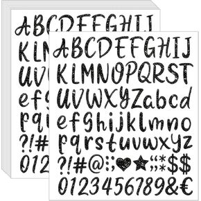 810 Pcs 1 Inch Gold Glitter Letter Stickers,10 Sheets Small Vinyl Waterproof Self-Adhesive Alphabet Number Stickers for Graduation Cap Scrapbook Water Bottles Crafts (Gold) in Saudi Arabia