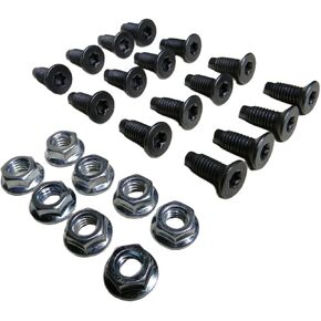 Windshield Hinge Torx Screws and Nuts Grade 8 Fits Jeep CJ5 CJ7 CJ8 Wrangler YJ 1976-1995 in Kuwait
