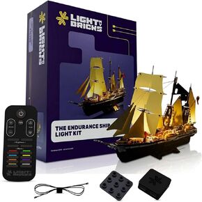 مجموعة إضاءة LED لسفينة التحمل LEGO 10335 مع حزمة تحكم عن بعد 2.0 - ملحقات إضاءة DIY مع تأثيرات وامضة واقعية (المجموعة غير متضمنة) in Kuwait