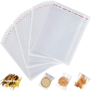 700 pcs 5 x 7 Inches Small Resealable Cellophane Bags Self Sealing Clear Bags for Packaging Products Self-adhesive Cello Bag for Jewelry, Cards, Photos, Envelopes, Gifts, Bakery, Candies and Products in Saudi Arabia