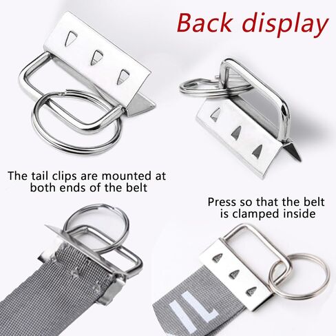 5pcs Key Fob Hardware Set 1.25" Zinc Alloy with Split Rings Ergonomic Pliers for DIY Keychain Wristlet Lanyard & Bag Accessories in Saudi Arabia