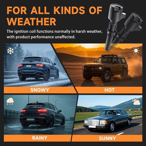حزمة ملف الإشعال FD503 متوافقة مع 4.6L 5.4L Ford Mustang Crown Victoria Excursion Expedition Explorer F-150 F-250 F-350 E-150 E-250 1997-2014 2015 2016 2017 2018 2019، DG508 DG457 DG472 DG473 in Kuwait