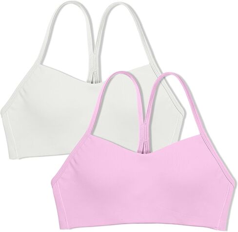 Girls Sports Bras for Teen 10-16 Y-Back, Cloud Feeling Training Bra with Moulded Design for Yoga Athletic Casual Tops in Saudi Arabia
