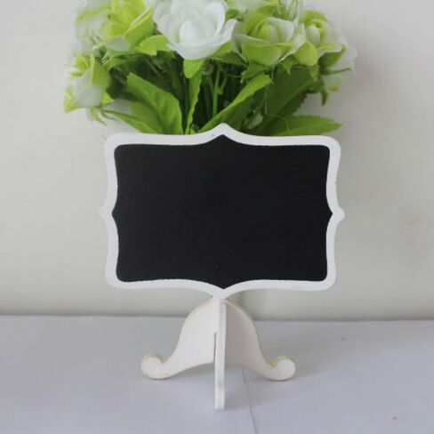 AKOAK 6 Pack Mini Rectangle White Frame Chalkboards with Support Easels for Message Board Signs, Weddings and Parties in Saudi Arabia