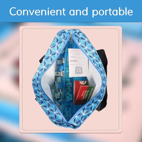 160 Pcs American Mahjong Tile Set | Elegant Vintage Luxury Style with Blue Back Mahjong Tiles in Saudi Arabia
