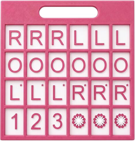 Solo Mahjong Practice Board Pink, Mahjong Charleston Trainer Solo Practice Board for Left Right Across Passing Order Professional NMJL Style Learning Tool & Beginner Accessory in Saudi Arabia