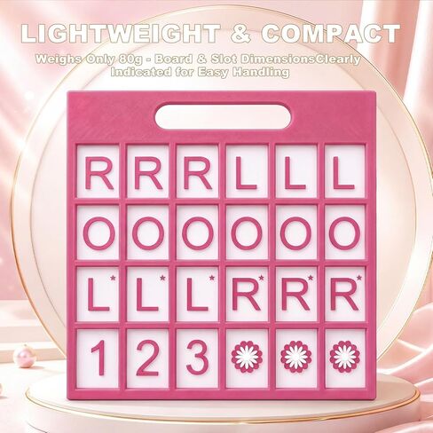 Solo Mahjong Practice Board Pink, Mahjong Charleston Trainer Solo Practice Board for Left Right Across Passing Order Professional NMJL Style Learning Tool & Beginner Accessory in Saudi Arabia