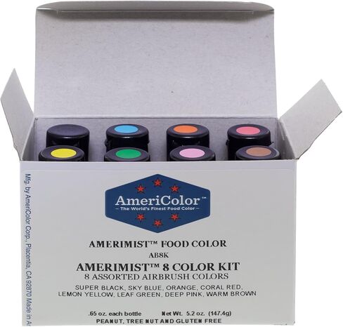 AmeriColor AmeriMist 8 Color Airbrush Food Color Kit in Saudi Arabia