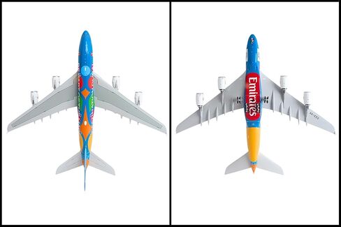 Gemini200 UAE A380 بمقياس 1/200 نموذج طائرة معدني مصبوب قابل للتجميع "كن جزءًا من السحر" A6-EES مع معدات الهبوط وحامل العرض - يمكن تجميعه للبالغين للأعمار من 14 عامًا فما فوق in Kuwait