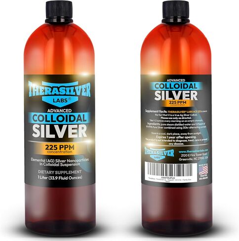 Labs ACS 225 Advanced Colloidal Silver - Liquid Immune Support - 225 ppm - 32 Fl Oz in Saudi Arabia