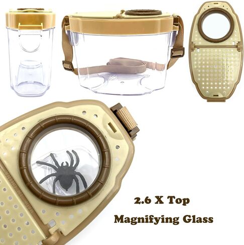 Bug Catcher Kit for Kids, 6 Pcs Kids Bug Catching Kits, Outdoor Nature Explorer Kit, Science Educational Kits with Tweezers, Magnifying Glass, Binoculars for Boys Girls in Saudi Arabia