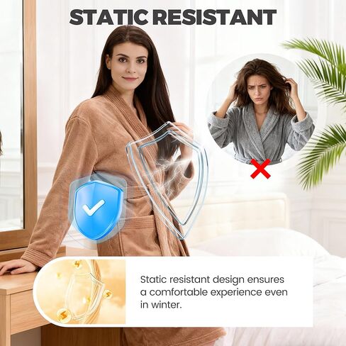 Towel Robe for Women – Soft Absorbent Kimono Bathrobe, Quick-Dry Spa Shower & Hotel Use in Saudi Arabia