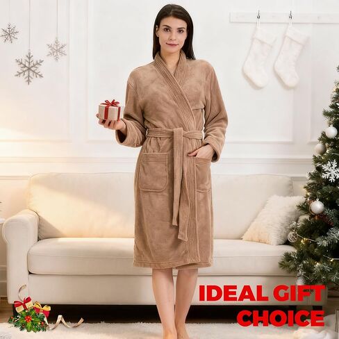 Towel Robe for Women – Soft Absorbent Kimono Bathrobe, Quick-Dry Spa Shower & Hotel Use in Saudi Arabia