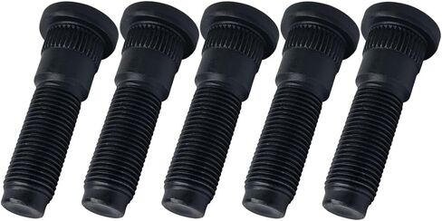 1/2-20 Chrome Wheel Bolt Lug Nut Stud Kit 610-569 Compatible with 2007-2018 Jeep Wrangler Liberty JK Dodge Nitro Front Wheels 611-122 68003282AA (10PCS) in Saudi Arabia