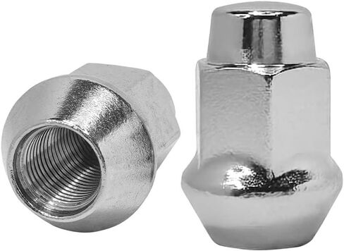 1/2-20 Chrome Wheel Bolt Lug Nut Stud Kit 610-569 Compatible with 2007-2018 Jeep Wrangler Liberty JK Dodge Nitro Front Wheels 611-122 68003282AA (10PCS) in Saudi Arabia