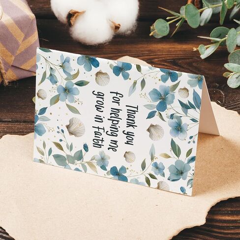 Baptism Greeting Card for Godparent, Thank You Cards for Godmother Godfather in Saudi Arabia