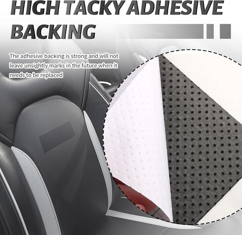 4PCS New Perforated Self Adhesive Leather Repair Patch,8"x4" Breathable Leather Repair Tape Patch for Car Seats/Couches/Vinyl,Thickened PU Leathers Seat Patches for Car in Saudi Arabia