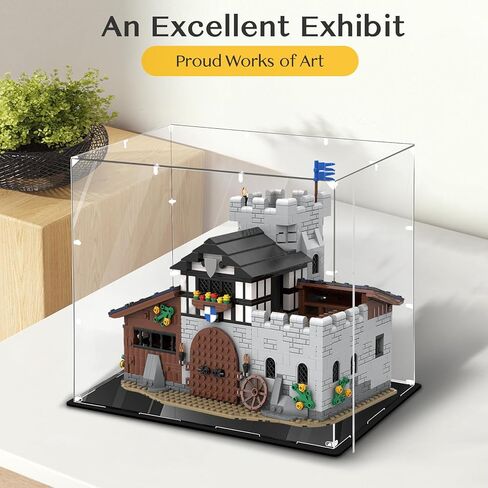علبة عرض أكريليك كبيرة لقلعة Lego 71043 Hogwarts، مقاس 28.74 × 18.89 × 24.8 بوصة، علبة عرض أكريليك ذات شفافية عالية وألواح سميكة 3 مم (واجهة العرض فقط) (لا يتم تضمين مجموعات Lego) in Kuwait