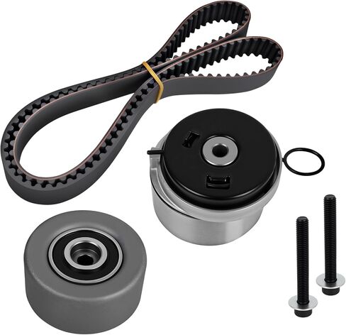 Timing Belt Tensioner Kit, Compatible with C hevy Cruze 2010-2015 Limited 2016 Sonic 2012-2018 Aveo 2007-2014 AVEO5 2009-2011 Astra 2006-2008 P ontiac G3 2007-2010, Includes 24422964 24436052 55574864 in Saudi Arabia