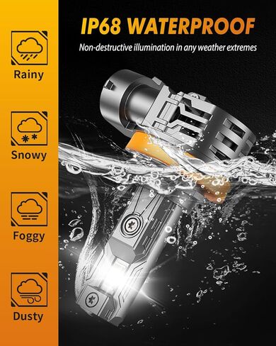 FAHREN H11/H8/H9 & 9005/HB3 Light Bulbs, 100000LM 1000% Super Brighter, 1:1 Design Plug N Play, 6500K Cool White, IP68 Waterproof, 80000Hrs Long Life with Cooling Fan, Pack of 4 Tail Light Lenses. in Saudi Arabia