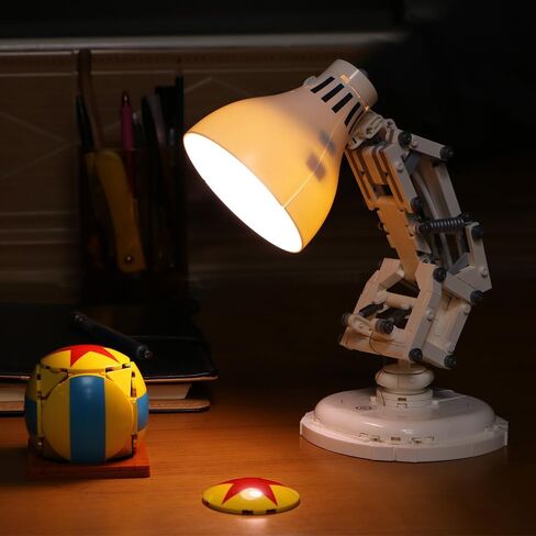 مجموعة إضاءة مكعبات البناء متوافقة مع Lego 21357 Pixar Luxo Jr - التحكم في مفتاح اللمس 3 ألوان ومصابيح LED قابلة للتعتيم كابل USB 43 بوصة - مجموعة إضاءة تعمل بمنفذ USB سهلة التركيب - لا يوجد نموذج ضوء فقط in Kuwait