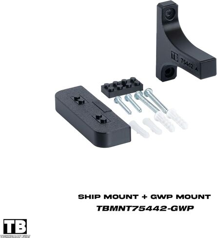 Wall Mount Compatible with Lego N1 Starfighter-75442 + TB 2 Fig Floating Shelf | Wall Mount + Shelf ONLY (Set & Figs NOT Included) in Saudi Arabia