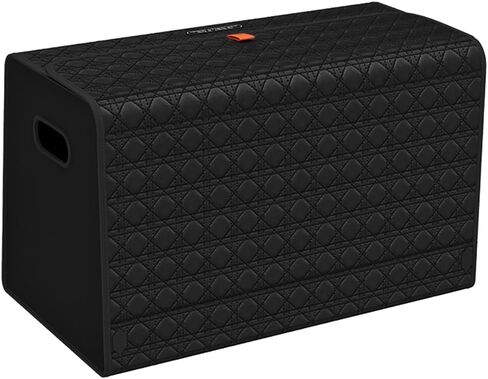 GMQ Car Trunk Organizer for SUV,Car Organizers and Storage with Collapsible Storage, Magnetic Lid Large Capacity for SUV, Truck, MPV (Carbon Black, L-21.5×13×12.5 IN) in Saudi Arabia