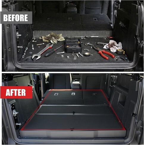 Trunk Hidden Storage Box Compatible with 2021–2025 Ford Bronco 4-Door, Bronco Under Cargo Floor Organizer with Modular Compartments,No-Drill Installation(Not for 2-Door/Sport) in Saudi Arabia