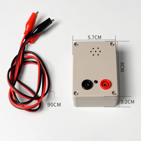 جهاز اختبار استمرارية الجرس 9 فولت مع منبه 100 ديسيبل وإضاءة LED لكابل الأسلاك PCB ومفتاح كشف ABS حافظة بيضاء بدون وصلات (PT1004) in Kuwait