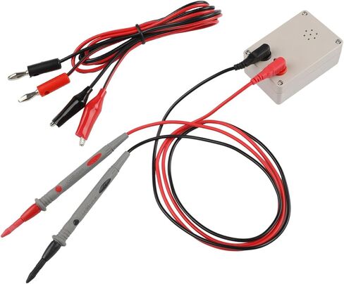 جهاز اختبار استمرارية الجرس 9 فولت مع منبه 100 ديسيبل وإضاءة LED لكابل الأسلاك PCB ومفتاح كشف ABS حافظة بيضاء بدون وصلات (PT1004) in Kuwait