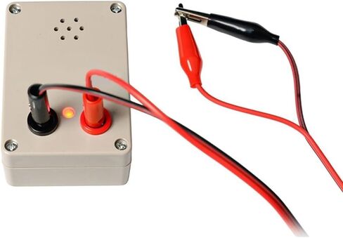 جهاز اختبار استمرارية الجرس 9 فولت مع منبه 100 ديسيبل وإضاءة LED لكابل الأسلاك PCB ومفتاح كشف ABS حافظة بيضاء بدون وصلات (PT1004) in Kuwait