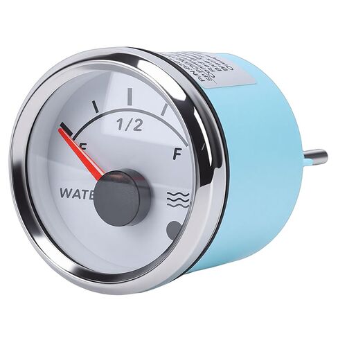 Pointer Water Level Gauge, 52mm Mounting Hole Analog Needle Display with Alarm Light and IP67, for RV Truck Boat Generator Bus in Saudi Arabia
